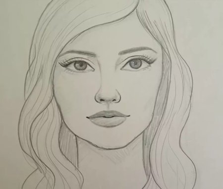 Портрет для срисовки легкий