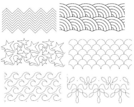Схема Стежки для квилта