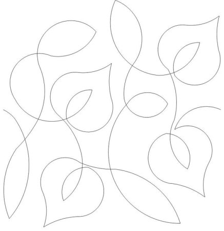 Стебельчатый шов иголкой вышивки