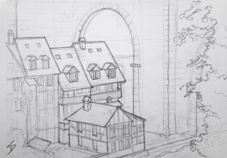 Город для срисовки