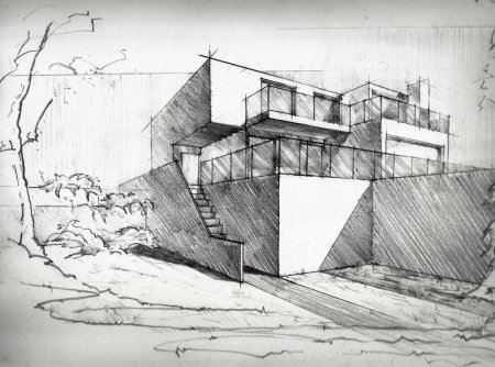 Эскиз архитектурного объекта