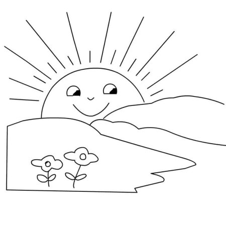 Рисование восхода солнца