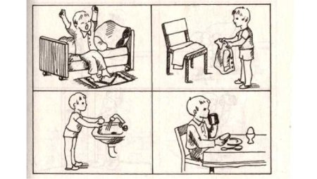 Режим дня раскраска