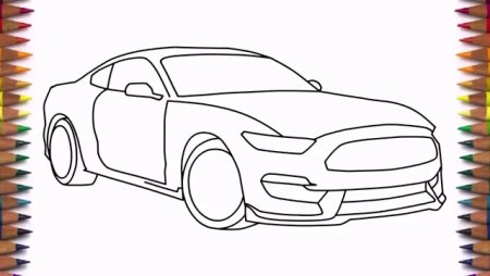 BMW m5 рисоваться