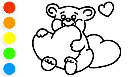 Раскраска шарики на день рождения