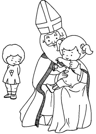 Николай Чудотворец прорись