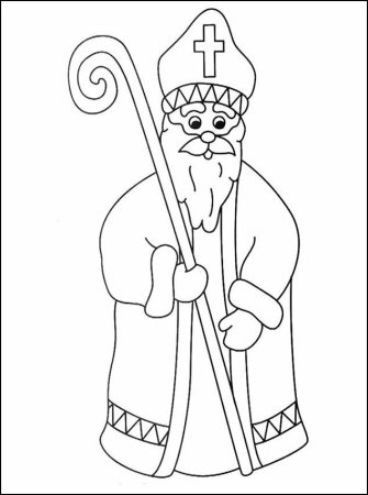 Раскраски ко Дню Святого Николая