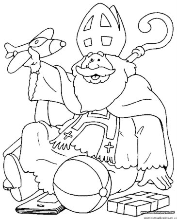 Святой Николай раскраска