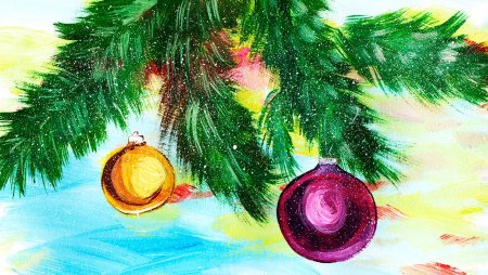 Рисунки красками