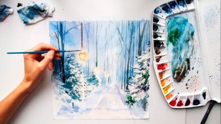 Рисунки гуашью