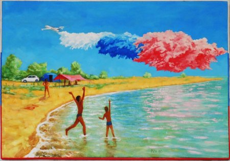 Рисунок на тему море карандашом