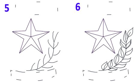 Рисунок к 9 мая пошагово