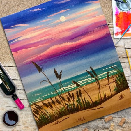 Пейзажи для рисования легкие