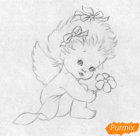 Трафарет рисунка на тему счастье