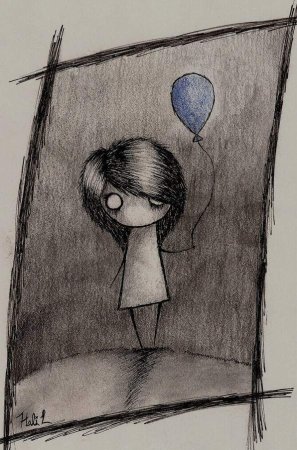 Рисунки карандашом грустные