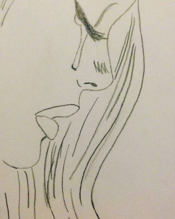 Лёгкие грустные рисунки