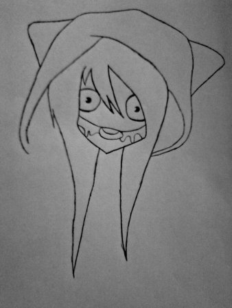 Рисунки страшные лёгкие