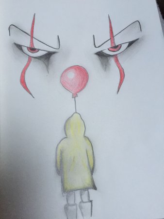 Рисунки страшные для срисовки легкие