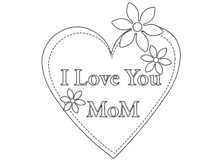 Рисунок маме на день рождения