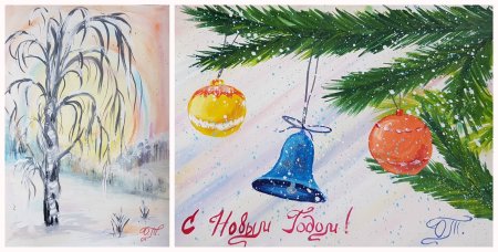 Идеи для новогодних рисунков