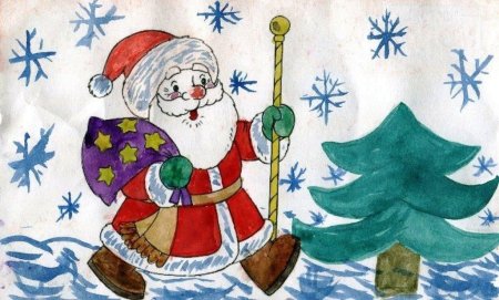 Новогодние картинки для срисовки