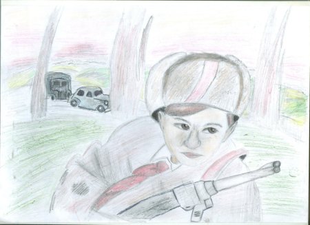 Рисунок на тему дети войны