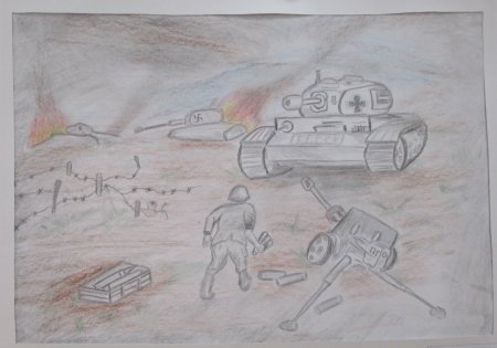 Конкурс рисунков подвиг героя