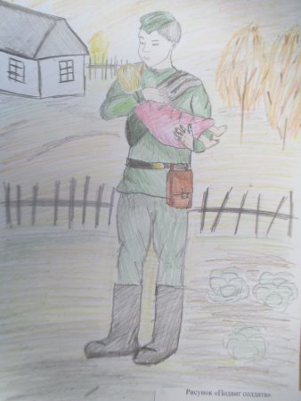 Рисунки на военную тему