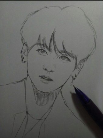 Рисунки БТС Чонгук