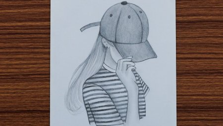 Рисунок девушки несложный