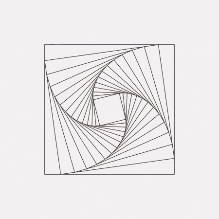 Абстрактная композиция из линий