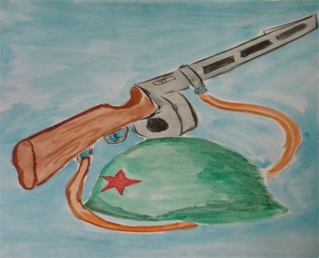 Рисунки о войне для срисовки