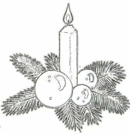 Новогодние рисунки карандашом