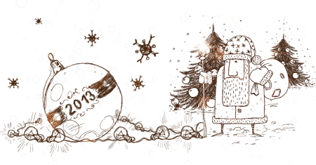 Зимние раскраски для детей