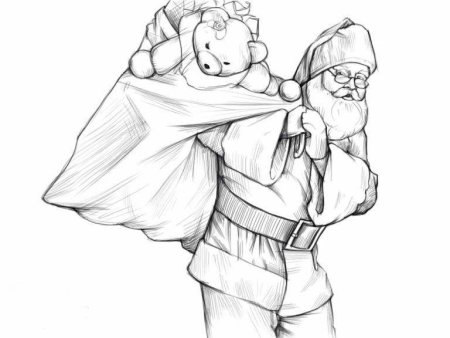 Новогодние рисунки каранд