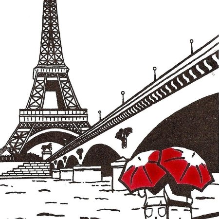 Франция карандашом