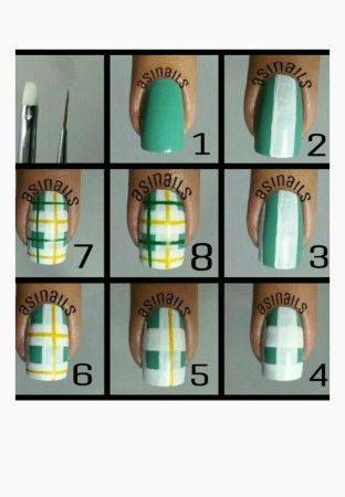 Узоры на ногтях для начинающих легкие