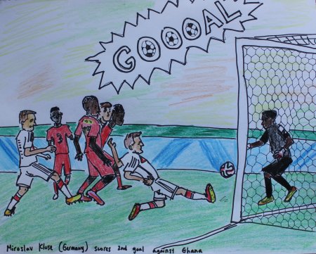 Рисунки на тему футбол легкие