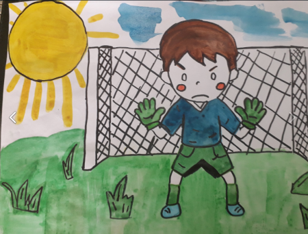 Футбол рисунок