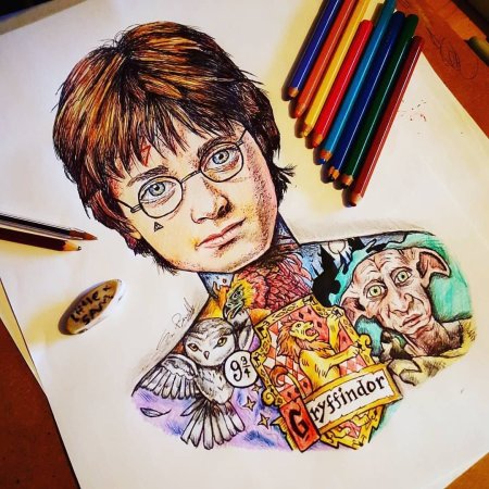 Гарри Поттер рисунки для срисовки Хогвартс