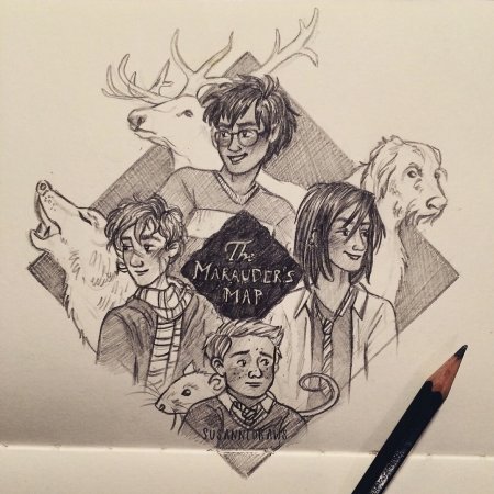 Рисуночки по Гарри Поттеру