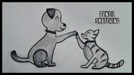 Дружба рисунок легкий