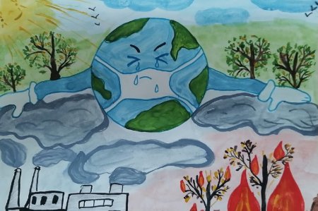 Рисунок на экологическую тему легко