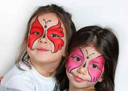 Идеи для аквагрима на лице