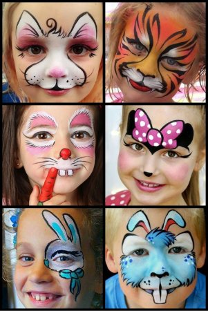 Аквагрим пошагово детский