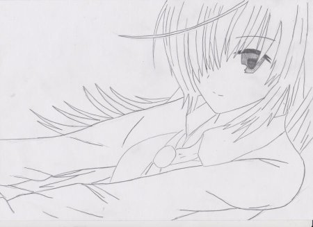 Аниме карандашом для начинающих легкие с ушками
