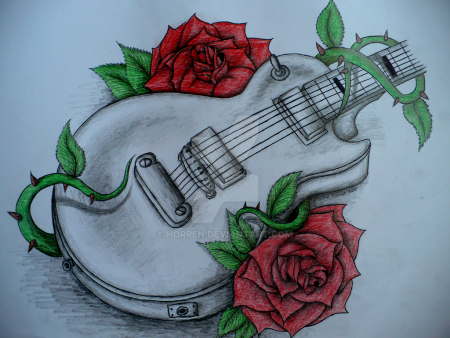 Музыкальный рисунок карандашом