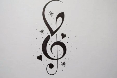 Срисовать музыкальные рисунки