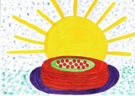 Рисунки на Масленицу в детском саду