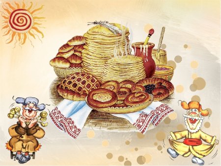 Коллаж на тему Масленица